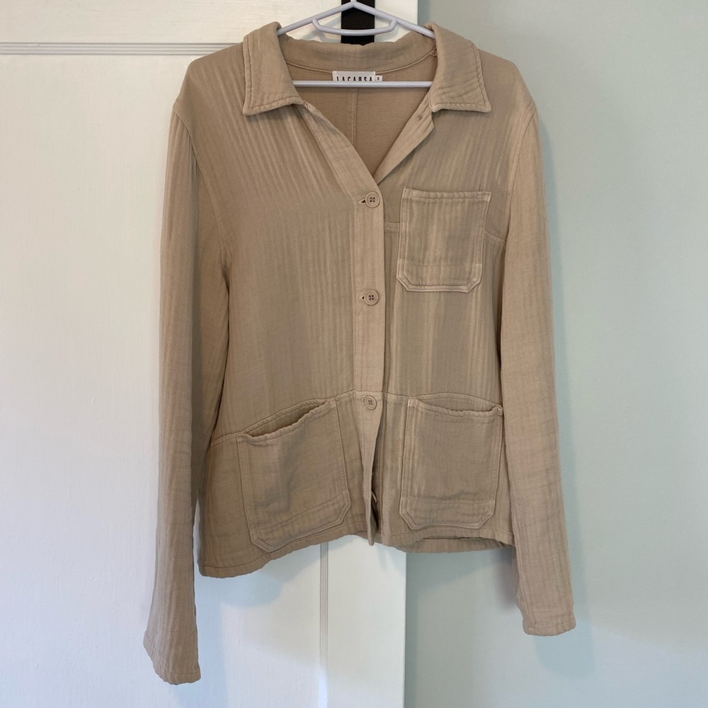 LACAUSA Clementine Jacket in Oatmeal